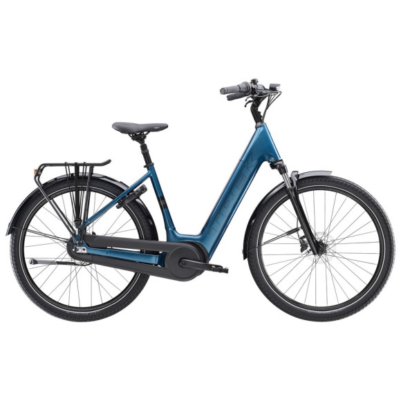 Bicicleta elétrica TREK District+ 3 Lowstep 545 Wh 2025 CINZA L