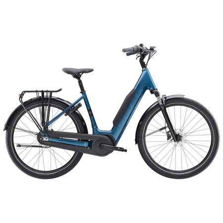 Bicicleta elétrica TREK District+ 3 Lowstep 725 Wh 2025 CINZA L