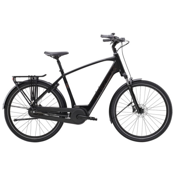 Bicicleta elétrica TREK District+ 2 2025 PRETO M