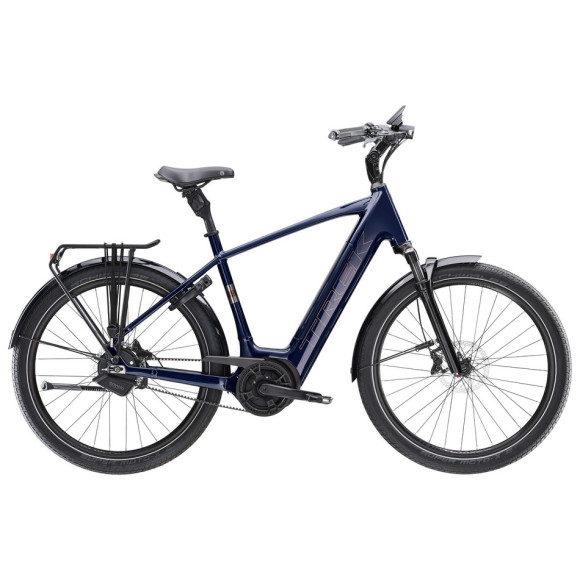 Bicicletta elettrica TREK District+ 5 400 Wh 2025 BLU MARINO L