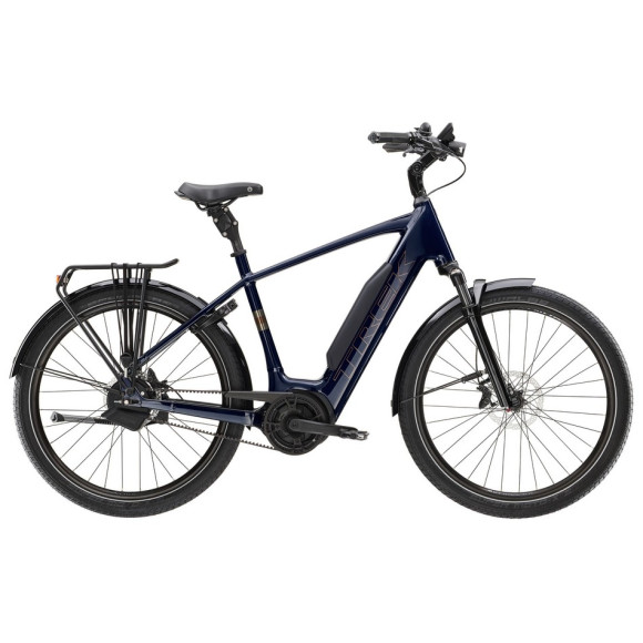 Bicicleta eléctrica TREK District+ 5 725 Wh 2025 AZUL MARINO L