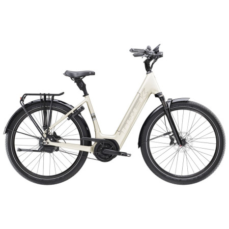 Bicicletta elettrica TREK District+ 5 Lowstep 545 Wh 2025 BLU MARINO S