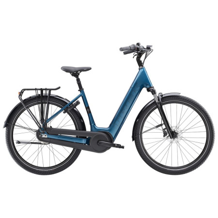 Vélo électrique TREK District+ 3 Lowstep 400 Wh 2025 GRIS L