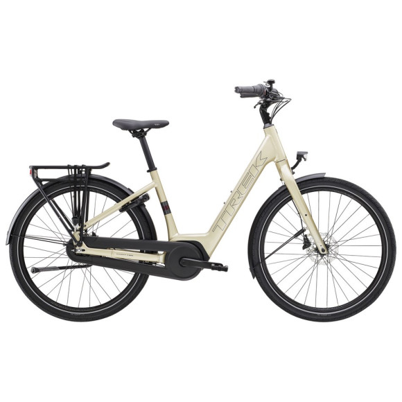 Bicicleta eléctrica TREK District+ 1 Lowstep 2025 BEIGE L