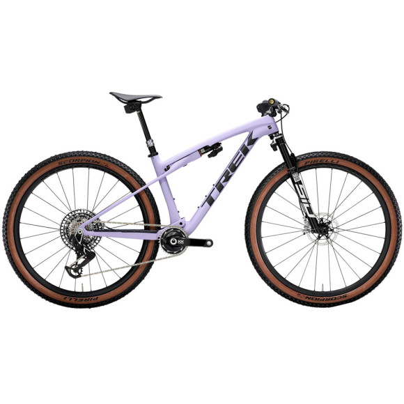 Vélo TREK Supercaliber SLR 9.9 Flight Attendant Gen 2 2025 GRIS S