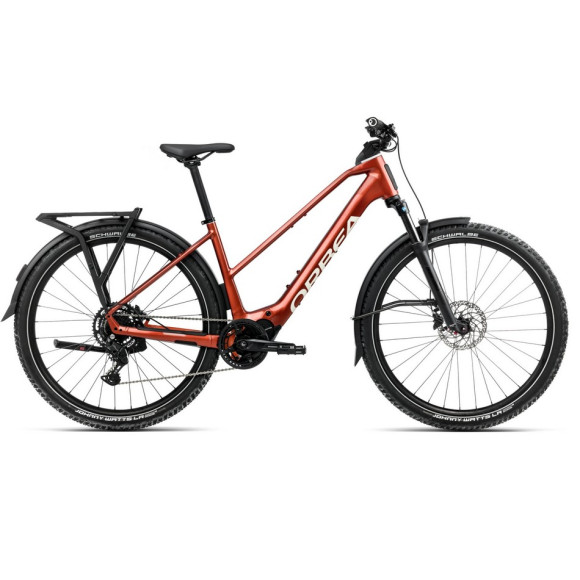 Bicicleta eléctrica ORBEA Kemen ADV 30 MID 2025 ROJO S