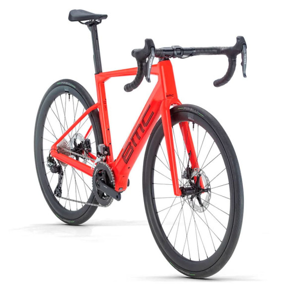 Bicicleta eléctrica BMC Roadmachine 01 AMP TWO 2024 ROJO 58