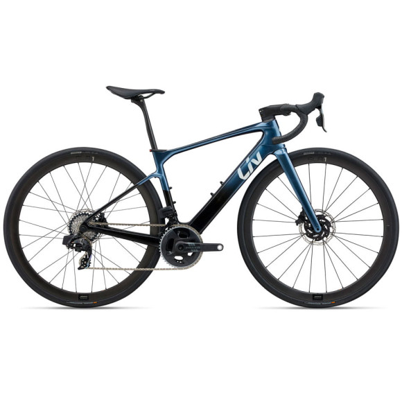 Bicicleta eléctrica LIV Avail Advanced E+ Elite 1 2025 AZUL MARINO S