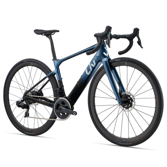 Bicicleta eléctrica LIV Avail Advanced E+ Elite 1 2025 AZUL MARINO S