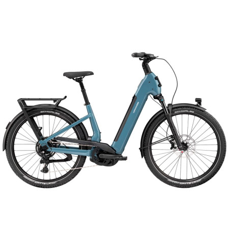 Bicicletta elettrica CANNONDALE Tesoro 2 con passo basso AZUL S