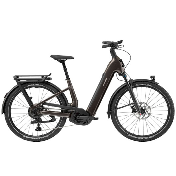 Bici elettrica CANNONDALE Tesoro 1 con passo basso NEGRO S