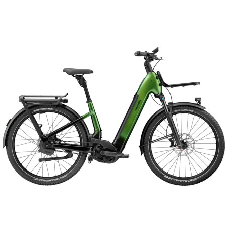 Bicicleta eléctrica CANNONDALE Tesoro Automatiq Low Step Thru VERDE S