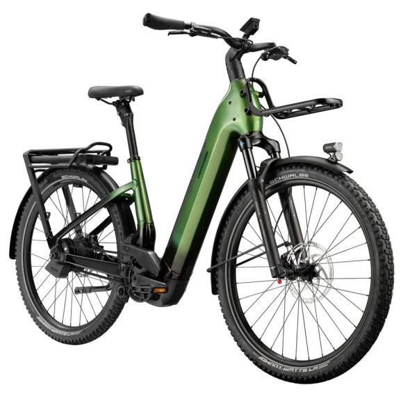 Vélo électrique CANNONDALE Tesoro Automatiq Low Step Thru VERT S