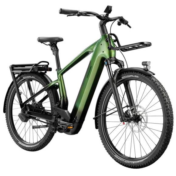 Bicicleta eléctrica CANNONDALE Tesoro Automatiq VERDE M