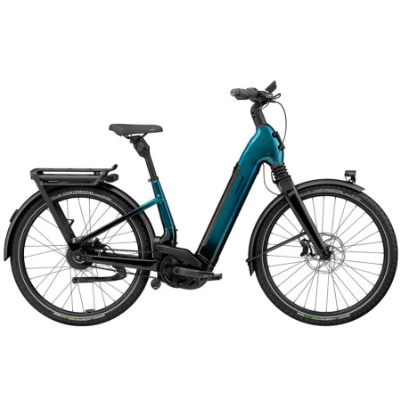 Bicicletta elettrica CANNONDALE Mavaro 1 con passo basso AZUL S