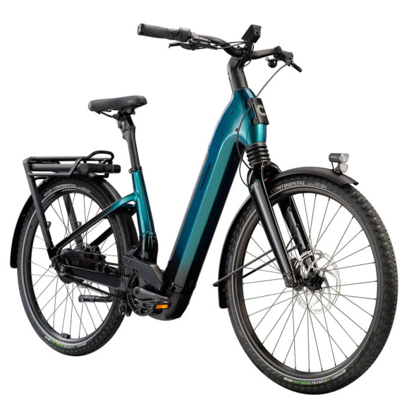 Bicicletta elettrica CANNONDALE Mavaro 1 con passo basso AZUL S