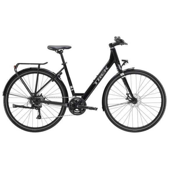 Bicicleta TREK Verve 1 equipada Lowstep 2025 PRETO S