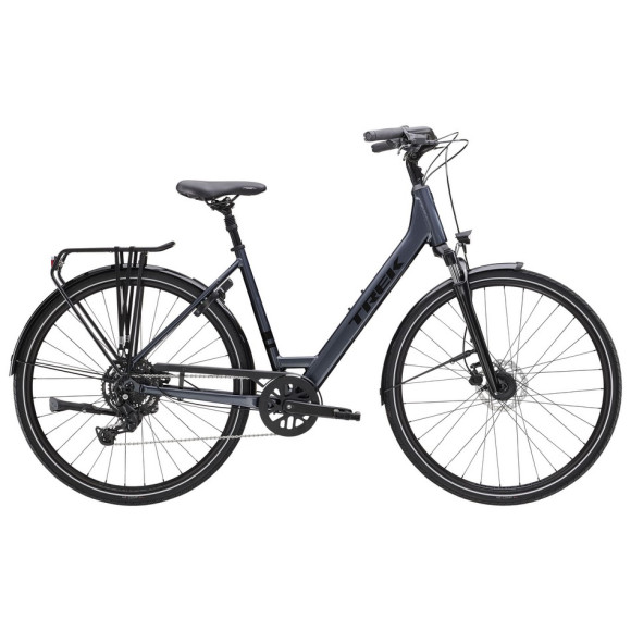 Bicicleta TREK Verve 2 equipada Lowstep 2025 CINZA XL