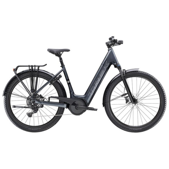 TREK Verve+ 4 Lowstep 545 Wh 2025 electric bike GREY XS