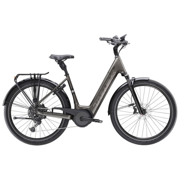 Bicicleta eléctrica TREK Verve+ 5 Lowstep 545 Wh 2025 GRIS S