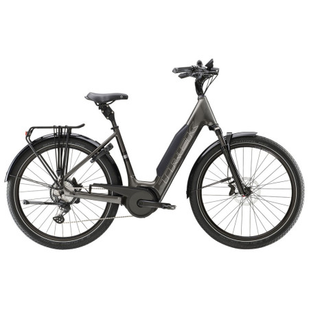 Vélo électrique TREK Verve+ 5 Lowstep 725 Wh 2025 GRIS S