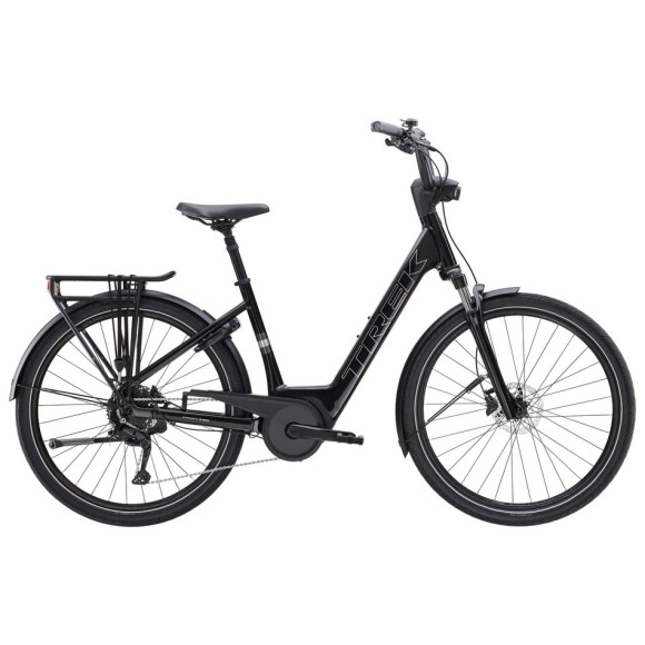 Bicicleta eléctrica TREK Verve+ 2 Lowstep Gen 3 2025 NEGRO L