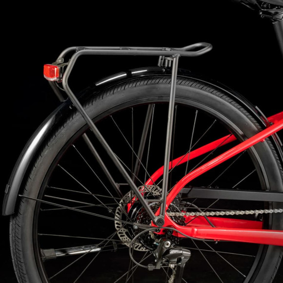 Bicicleta eléctrica TREK Verve+ 1 Lowstep LT 2025 ROJO L