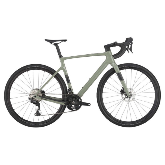 Bicicletta SCOTT Addict Gravel 50 2025 OLIVA XS