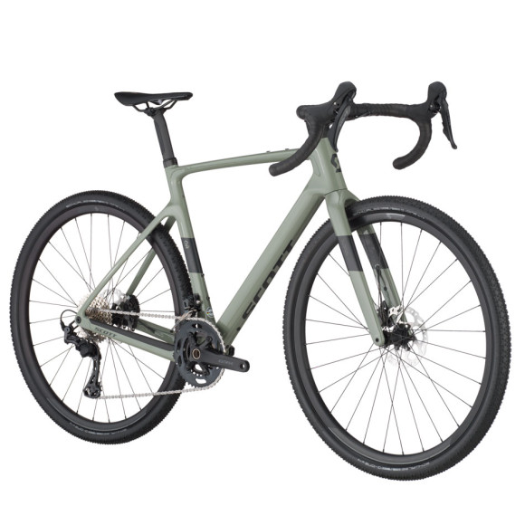 Bicicletta SCOTT Addict Gravel 50 2025 OLIVA XS