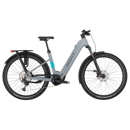 Bicicletta elettrica SCOTT Axis 10 Wave 2025 GRIS S