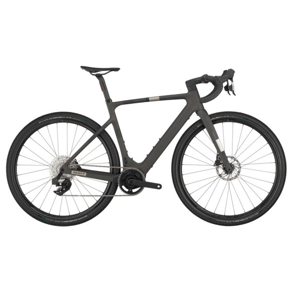 Bicicleta eléctrica SCOTT Solace Gravel 30 2025 NEGRO XS