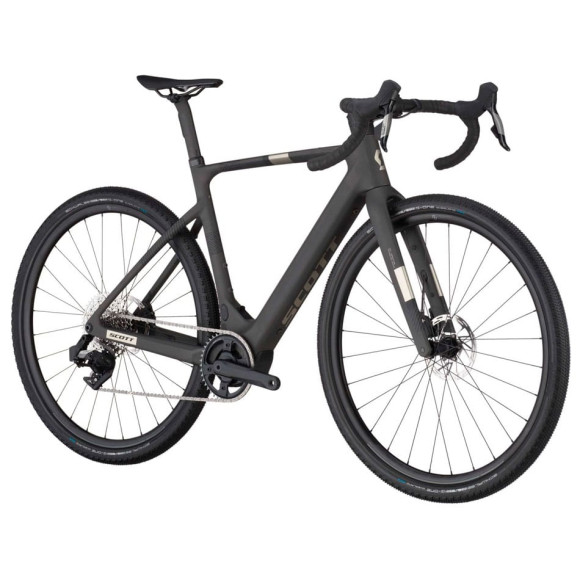 Bicicleta eléctrica SCOTT Solace Gravel 30 2025 NEGRO XS