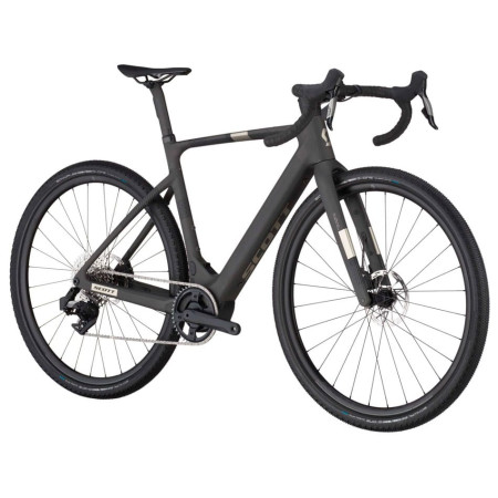 Bicicleta elétrica SCOTT Solace Gravel 30 2025 PRETO XS