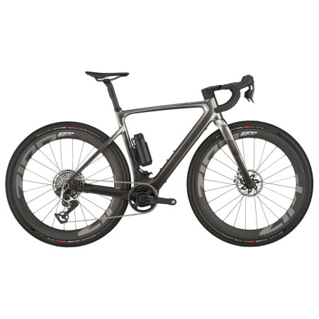 Bicicleta elétrica SCOTT Solace Gravel Ultimate 2025 PRATA XS