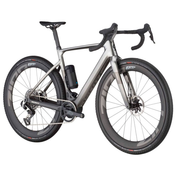 Bicicleta elétrica SCOTT Solace Gravel Ultimate 2025 PRATA XS