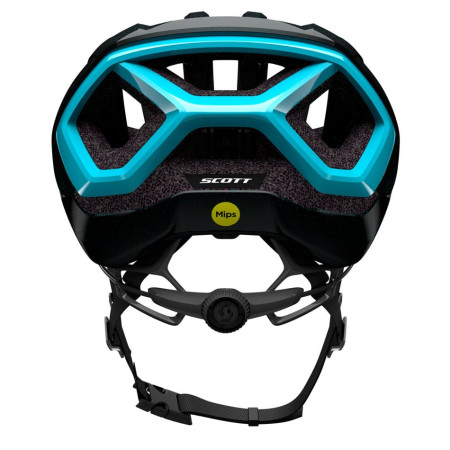 Capacete SCOTT Centric Plus preto azul claro PRETO AZUL S