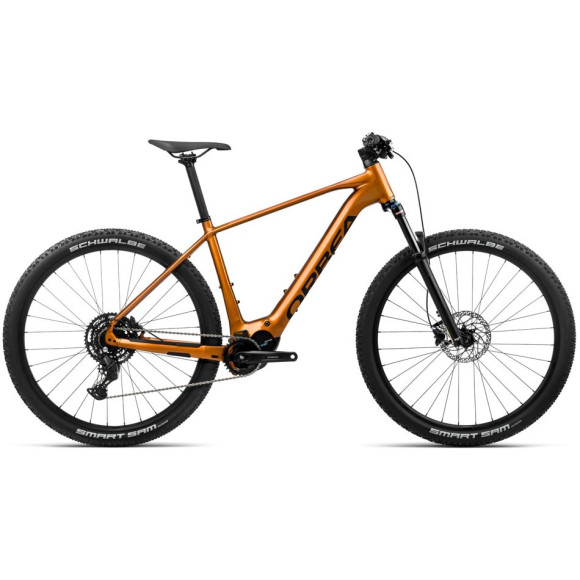 Bicicleta elétrica ORBEA Urrun 40 Pequeno defeito no tubo horizontal LARANJA L