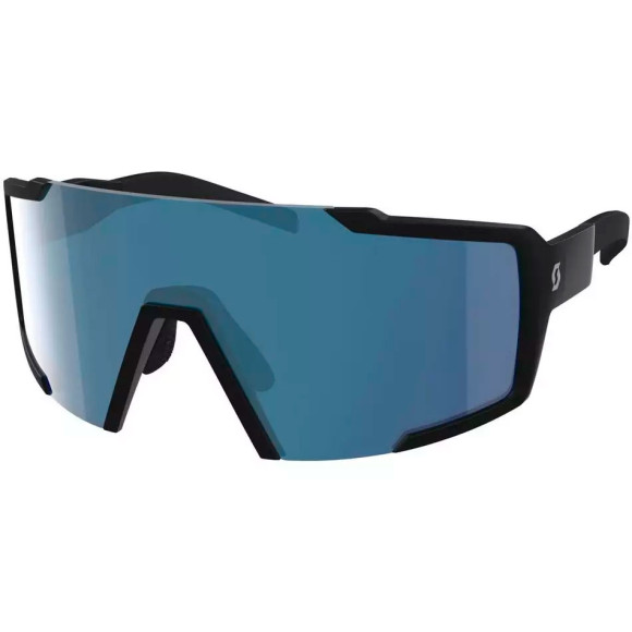 Gafas SCOTT Shield Black Matt Lentes Blue Chrome Cat 2 