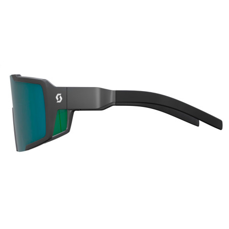 Gafas SCOTT Shield Black Matt Lentes Green Chrome S3 