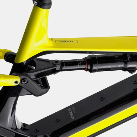 Vélo électrique CANNONDALE Moterra Neo Carbon 2 jaune JAUNE S