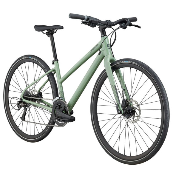 Bicicleta feminina CANNONDALE Quick 3 Remixte HORTELÃ L