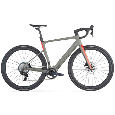 Bicicleta BMC Roadmachine 01 AMP X ONE 2024 CINZA 47