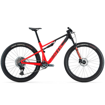 Bicicleta BMC Fourstroke 01 DOIS 2024 VERMELHO PRETO M