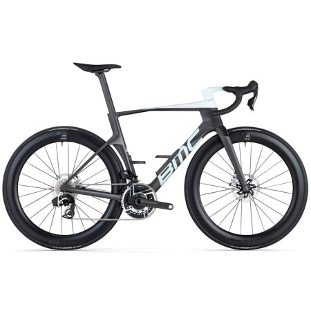 Bicicleta BMC Teammachine R 01 ONE 2024 PRETO BRANCO 47