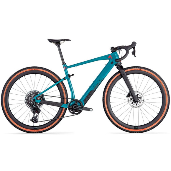 Bicicleta elétrica BMC URS AMP LT TWO 2024 TURQUESA M