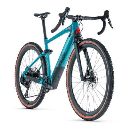 Bicicleta elétrica BMC URS AMP LT TWO 2024 TURQUESA M