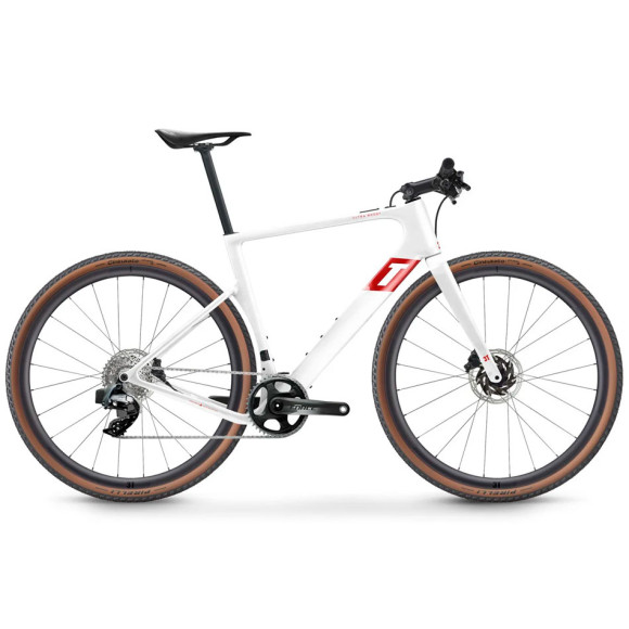 Bicicleta eléctrica 3T Ultra BOOST Force D1 AXS 1x12 FB Discus Plus I28 2025 BLANCO XXS