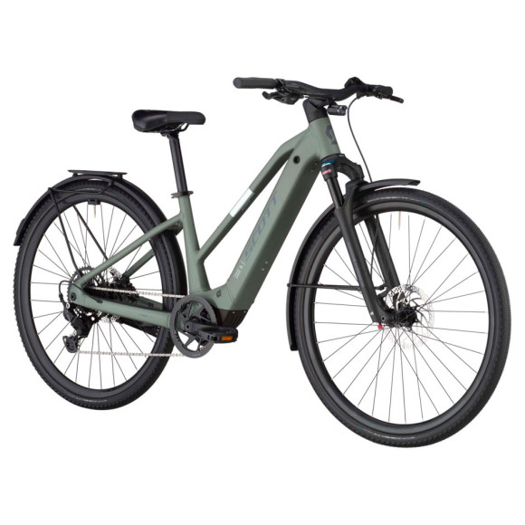 Bicicleta eléctrica SCOTT Passage 30 Slope 2025 OLIVA S