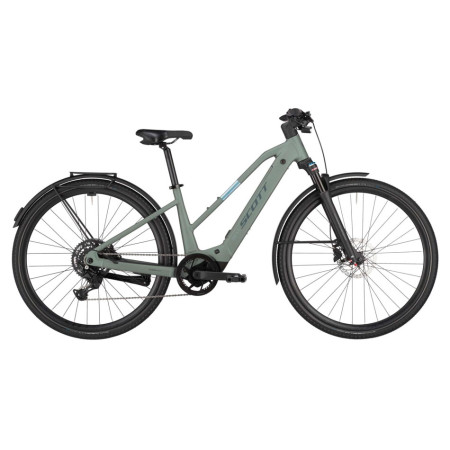 Bicicletta elettrica SCOTT Passage 30 Slope 2025 OLIVA S